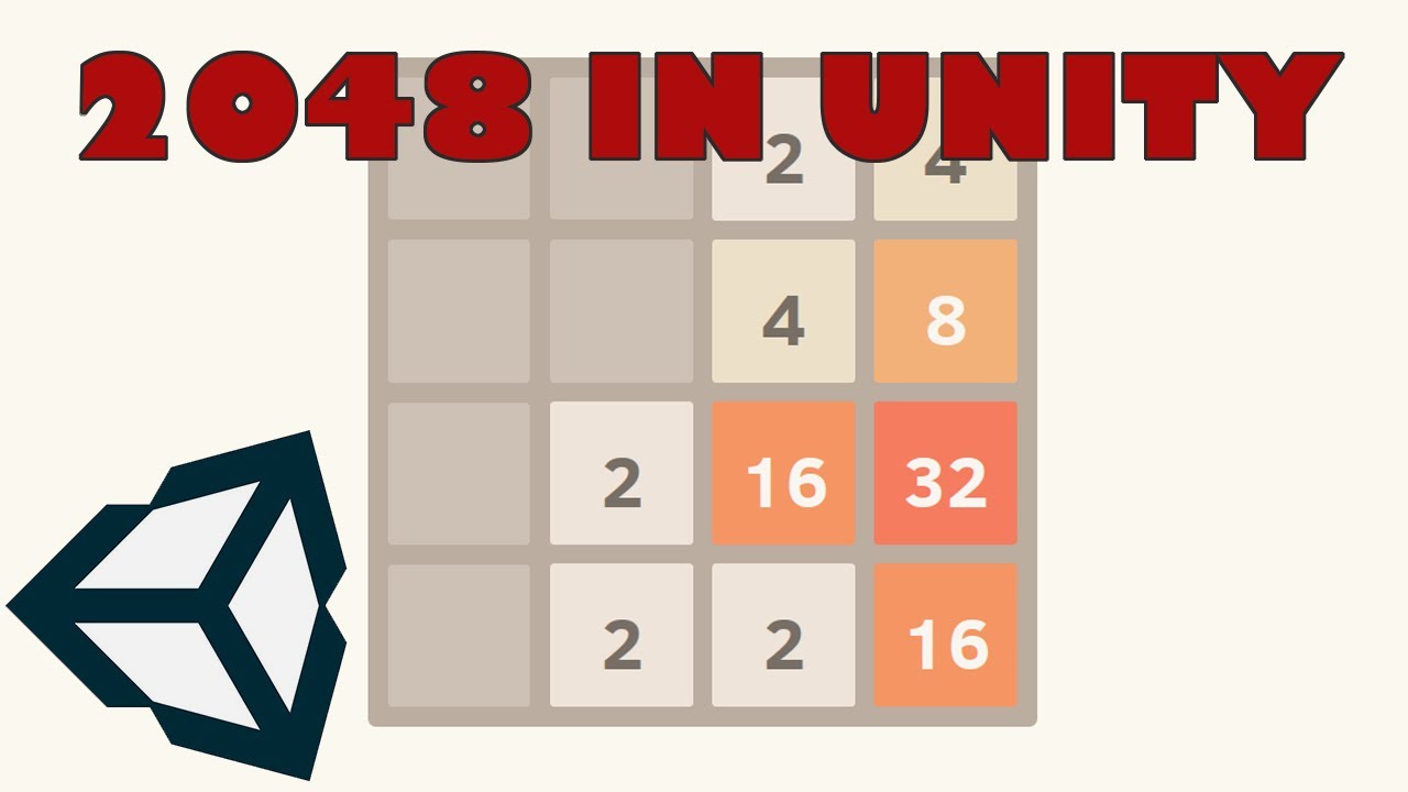 How to Build a 2048 Clone in Unity – Full 13-Part Tutorial