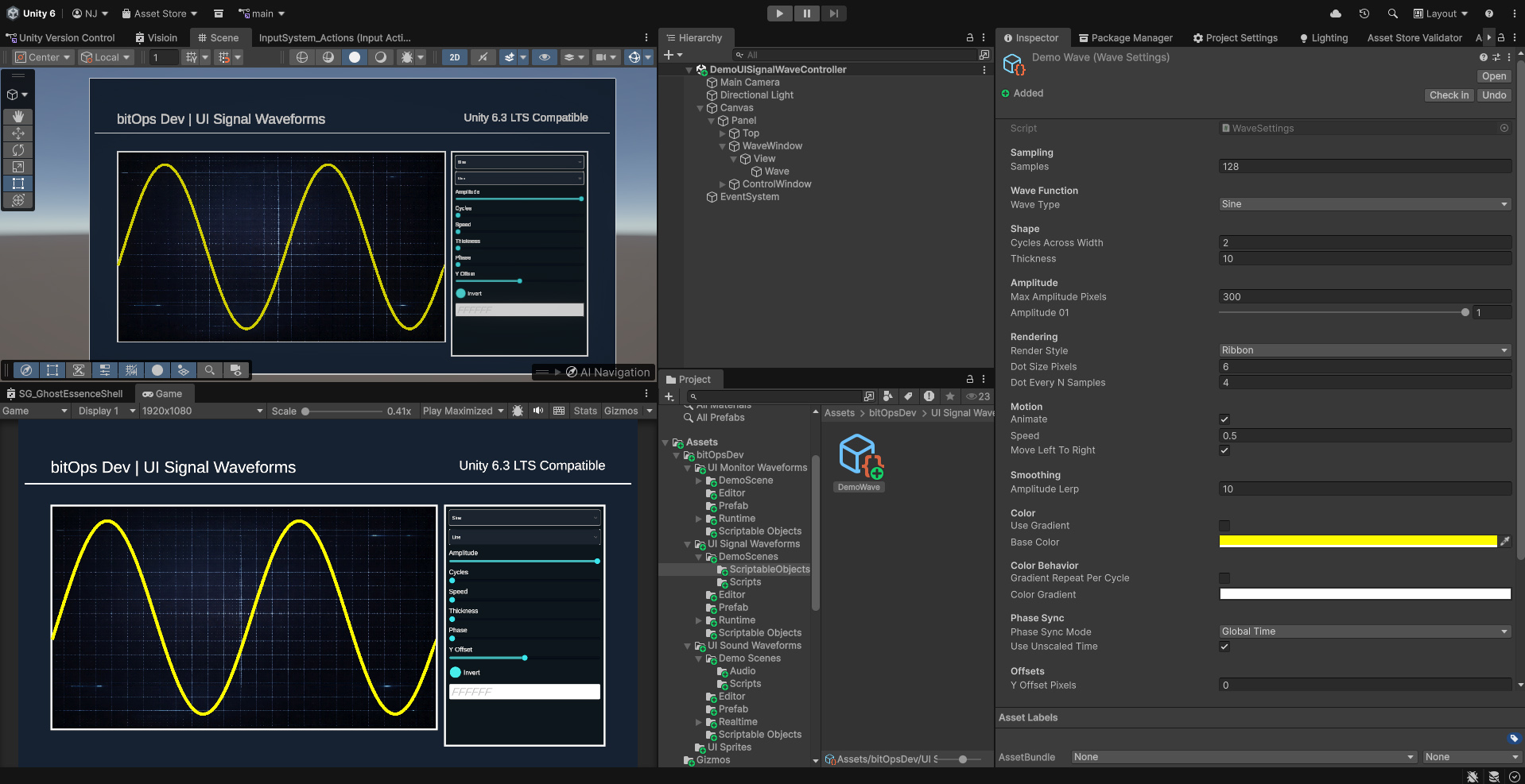 Sci-fi HUD Example