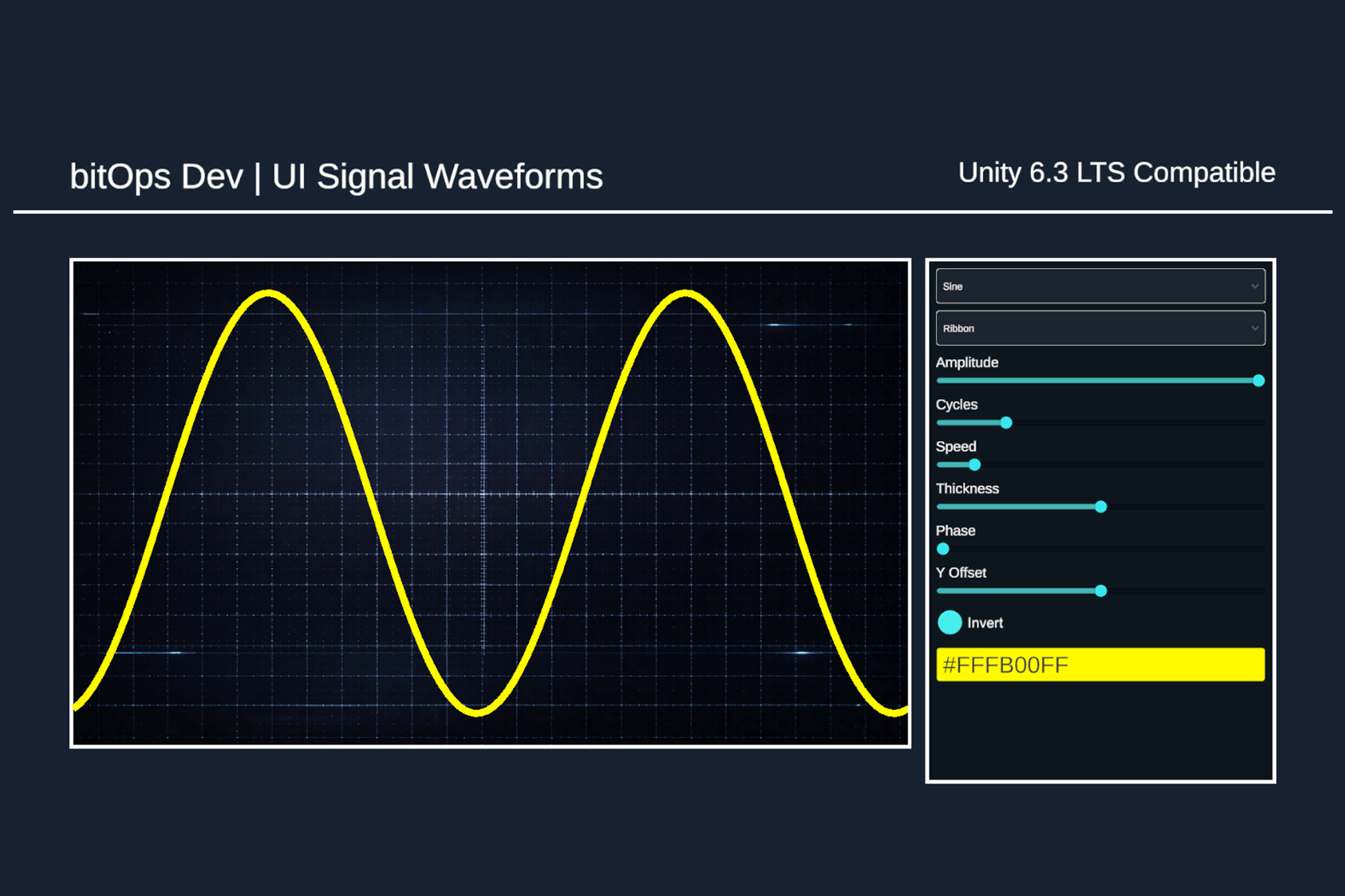 3-in-1 UI Waves - Signal, Monitor, Audio Waveforms
